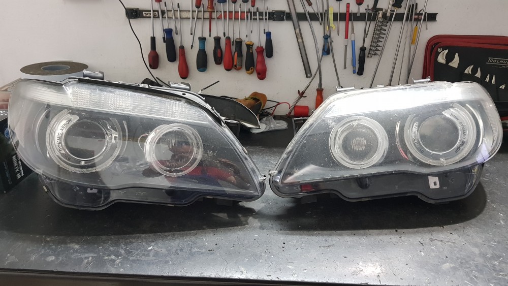 Headlights rebuilding - BMW 7 series E65