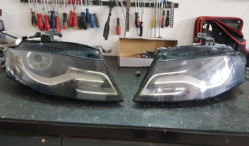 Headlight reconditioning - Audi A4 B8