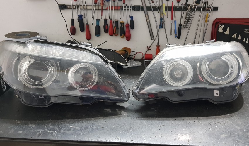Headlights rebuilding - BMW 7 series E65